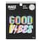 Iron-On & Adhesive Good Vibes Embroidered Patch by Make Market®